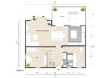 Grundriss EG - Neuwertige Stadtvilla in Tiddische - Meine Immobilie = Mein Makler!