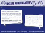 Teilerschlossenes Bau-/Gartenland in Wittingen! Mein Grundstück = mein Makler! - Kundenfeedback Ausschnitte (2)